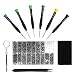 Cosyzone Eyeglass Repair Tool Kits Glasses Precision Stainless Steel Screws Set with Screwdriver Tweezer for Watch Clock Spectacle Eyewear Repair