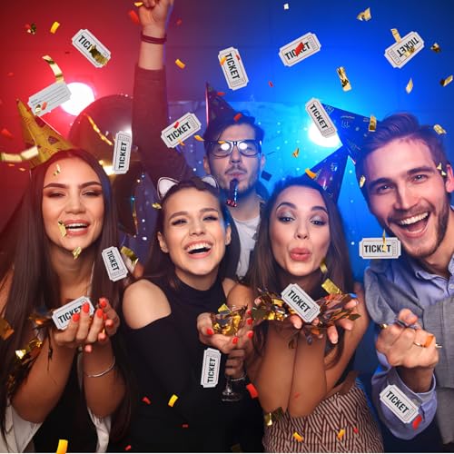 Boletos de rifa multiusos con precorte limpio Beavorty para tómbolas 7