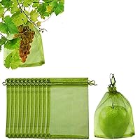 Sacs De Protection Pour Fruits - AMOUNE - 15x20cm - Nylon - Vert - Anti