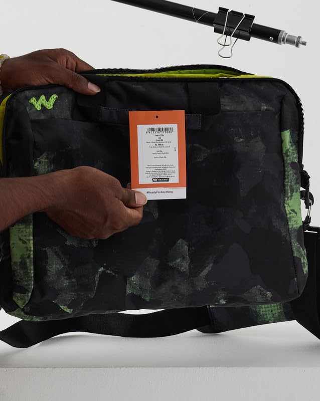 Wildcraft Polyester Icon Sling Bag/Messenger Bag/Cross Body Bag for Mens & Womens (Granit_Blk)