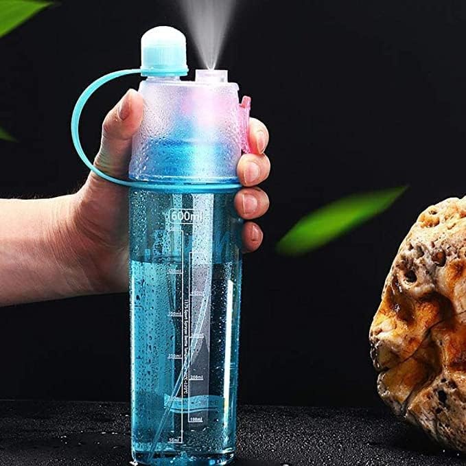Mist Spray Bottle, 2 In 1 Drink And Mist Water Bottle, Sports Spray Bottle Straw Outdoor Bicycle Water Bottle Sippers Dishwasher Safe, Bpa-Free-image-40