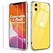OULUOQI Compatible with iPhone 11 Case 2019, Shockproof Clear Case with Hard PC Shield+Soft TPU Bumper Cover Case for iPhone 11 6.1 inch.