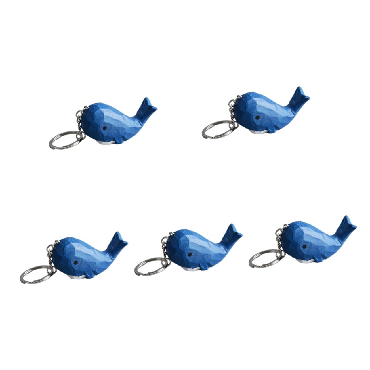Veemoon 5 Stück Wal-schlüsselanhänger Aus Holz Wal Schlüsselanhänger Schlüsselbund Für Handtasche Reiz Anhänger Schlüsselanhänger Handtasche Schlüsselbund Blau Metall