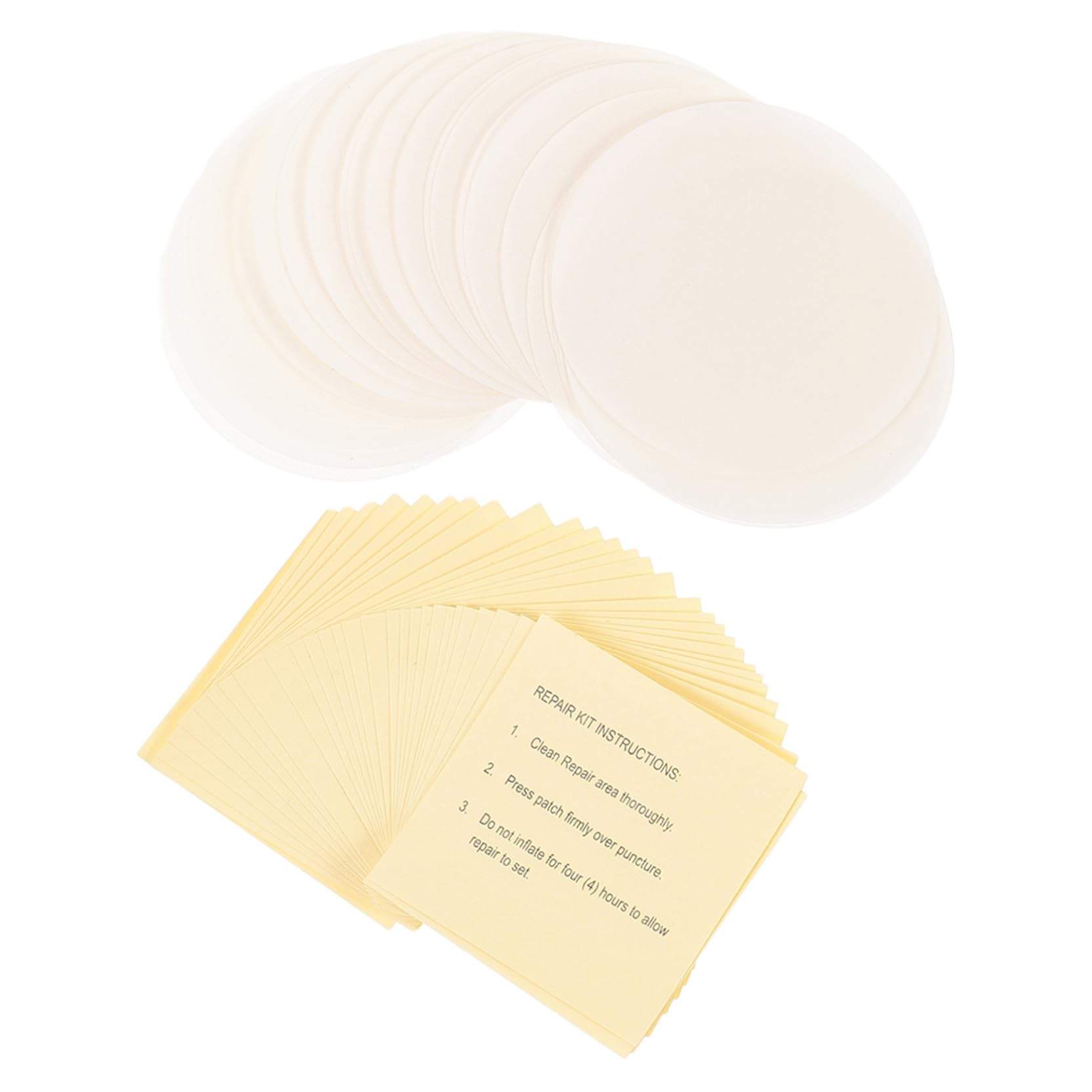 Kit de Réparation 60 Pièces en PVC, Autocollants de Réparation pour Bouées