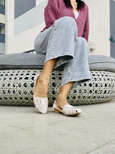 Image of Macarena Collection Womens Shoes Leather Sandals for Women | Huarache Handmade Mexican Sandals | Comfortable & Stylish Womens Sandals 2167