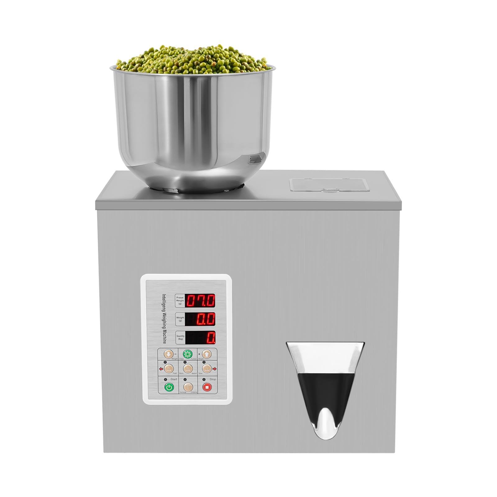 Pulver Abfüllmaschine, Pulver Granulat Wiegen Abfüllmaschine, Wiegen Abfüllmaschine, Feines Pulver Automatische Quantitative Abfüllmaschine, Lebensmittel Abfüllmaschine, Kaffee Pulver Getreide, 1-50g.