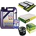 Produktbild Filter Set Inspektionspaket 5 Liter Liqui Moly Motoröl Leichtlauf High Tech 5W-40 MANN-FILTER Innenraumfilter Luftfilter Ölfilter