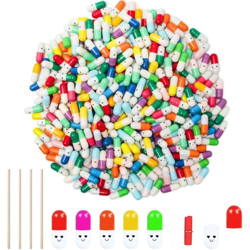 COYUN Lot de 100 Souhaitant Défiler Papier, Message Lettre Capsule, Message Dans Une Bouteille, Papier Message Wish, Wishing Paper Scrolls, pour Les Rouleaux...
