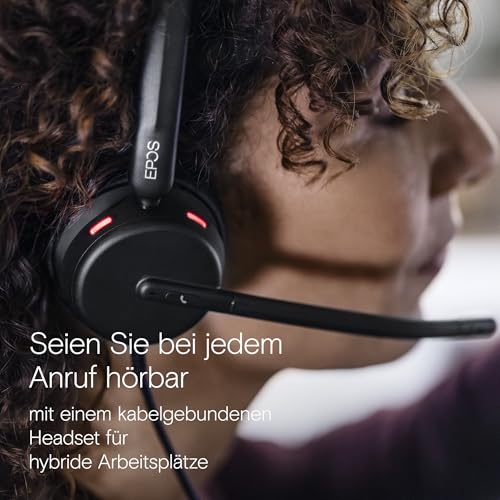 Epos Impact 460 Headset mit USB-C und USB-A Anschlüssen