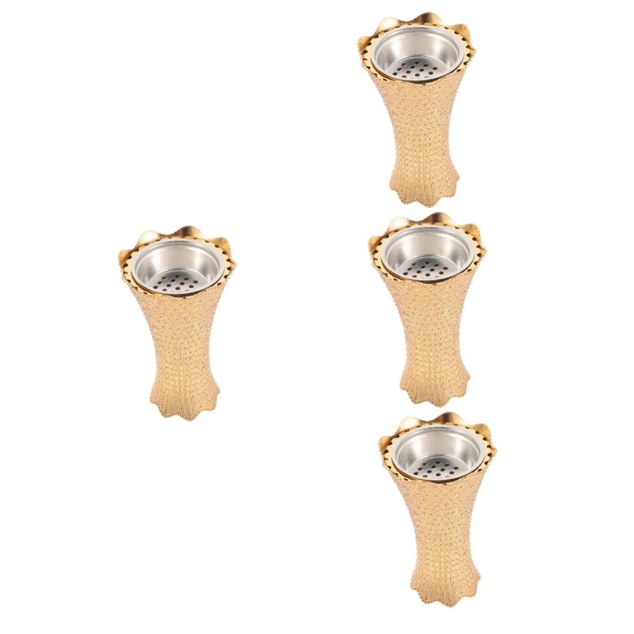 Gatuida 4piezas Bakhoor Burner Retro Censer para Incienso Interior Decoración De Escritorio Elegante y Aromatizante para y para Celebraciones Árabes