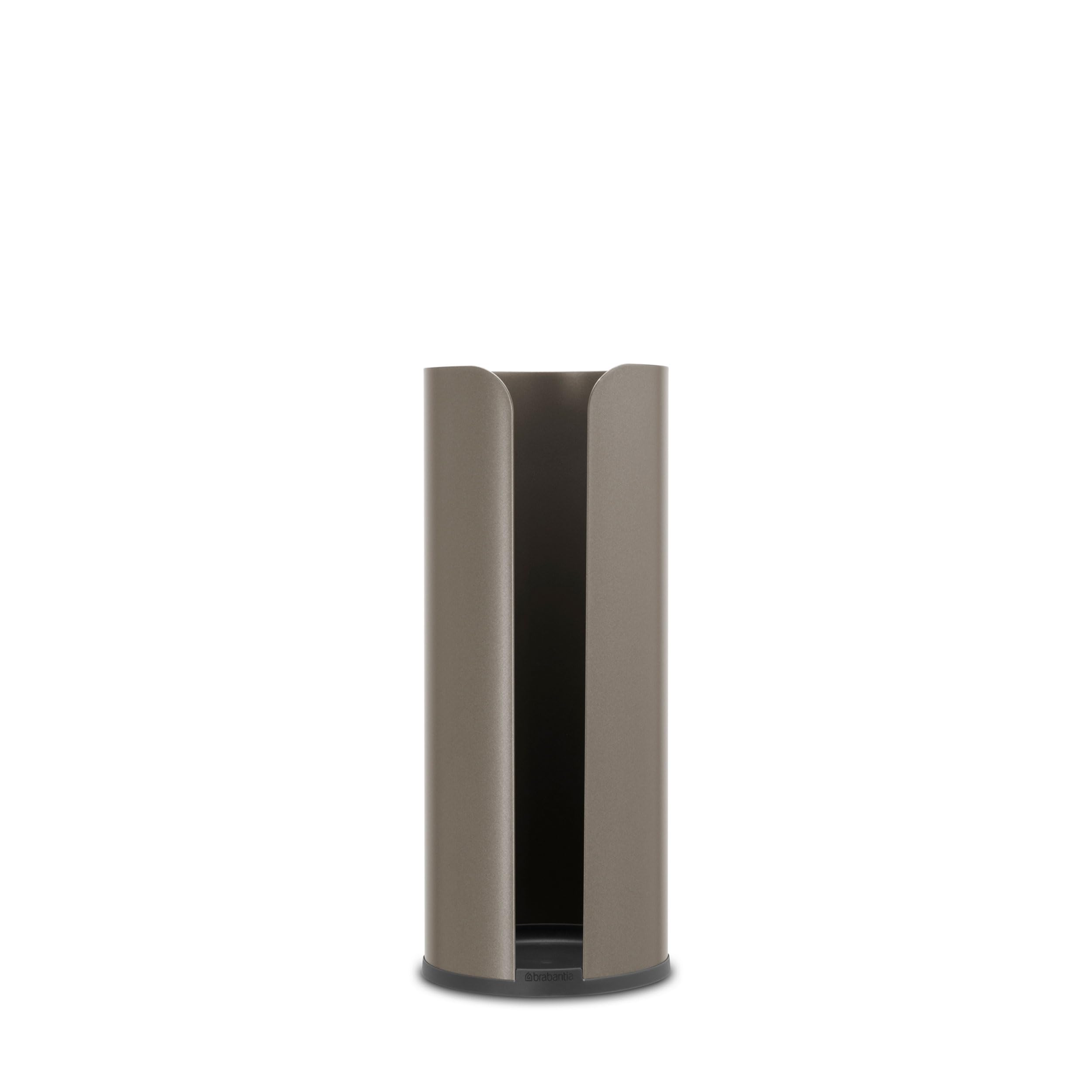 Brabantia - Bath Rolls Dispenser ReNew Brabantia Platinum 13.3 x 13.2 x 32 cm.