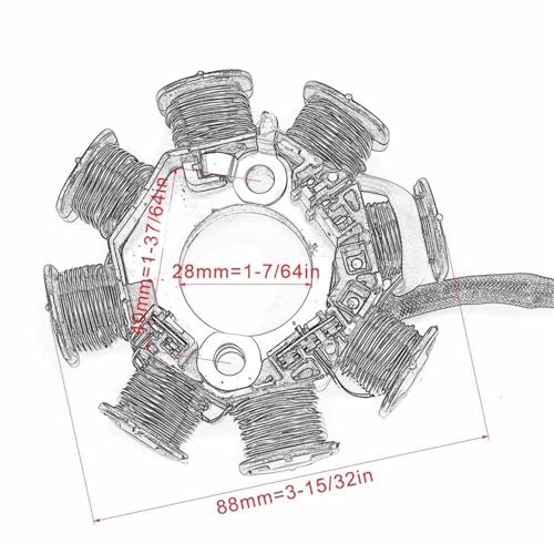 Bobine de stator ANF 125 à haute conductivité pour allumage stable - 6