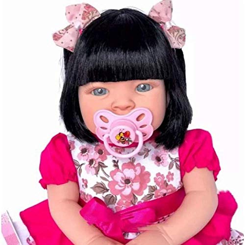 Bebê Reborn Kit Acessórios Boneca Morena