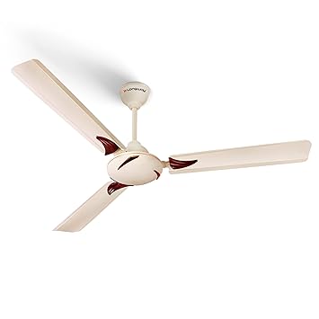LONGWAY Creta P1 1200 mm/48 inch Ultra High Speed 3 Blade Anti-Dust Decorative Star Rated Ceiling Fan (Ivory, Pack of 1) - image, photos