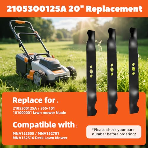 Upgrade 355-101 Lawn Mower Blades - Product Display