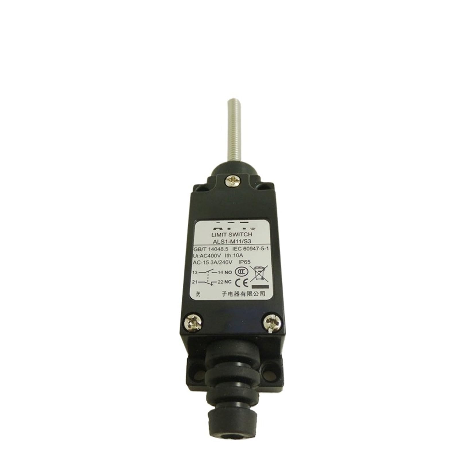 Final de carrera ， Interruptor de límite, interruptor de recorrido, serie ALS1-M11(ALS1 M11/S3)