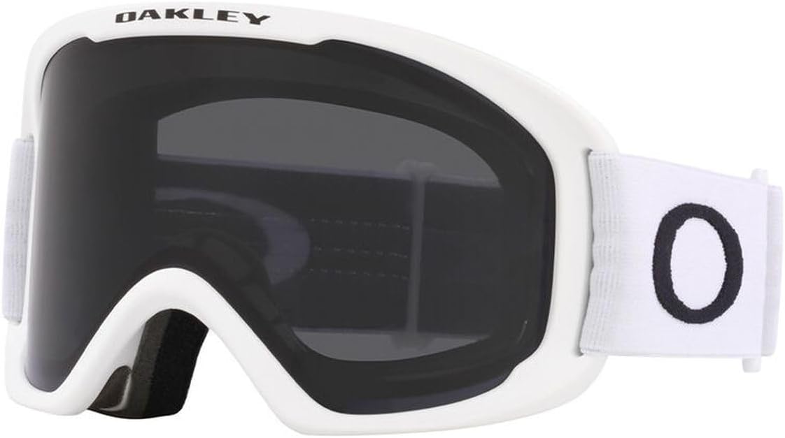 Oakley O Frame M 2.0 Snow Goggles Matte White with Dark Grey Lens