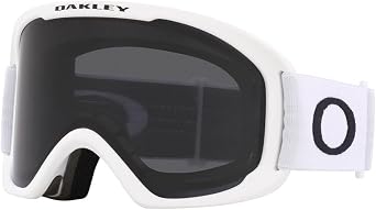 Oakley O Frame L 2.0 Snow Goggles Matte White with Dark Grey Lens