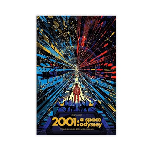 QUXDJZ Poster su tela del film 2001 Odissea nello spazio,