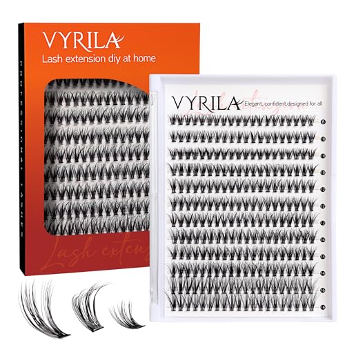 VYRILA Lash Cluster 240pcs Individual Lashes -30P-C-8-16mix
