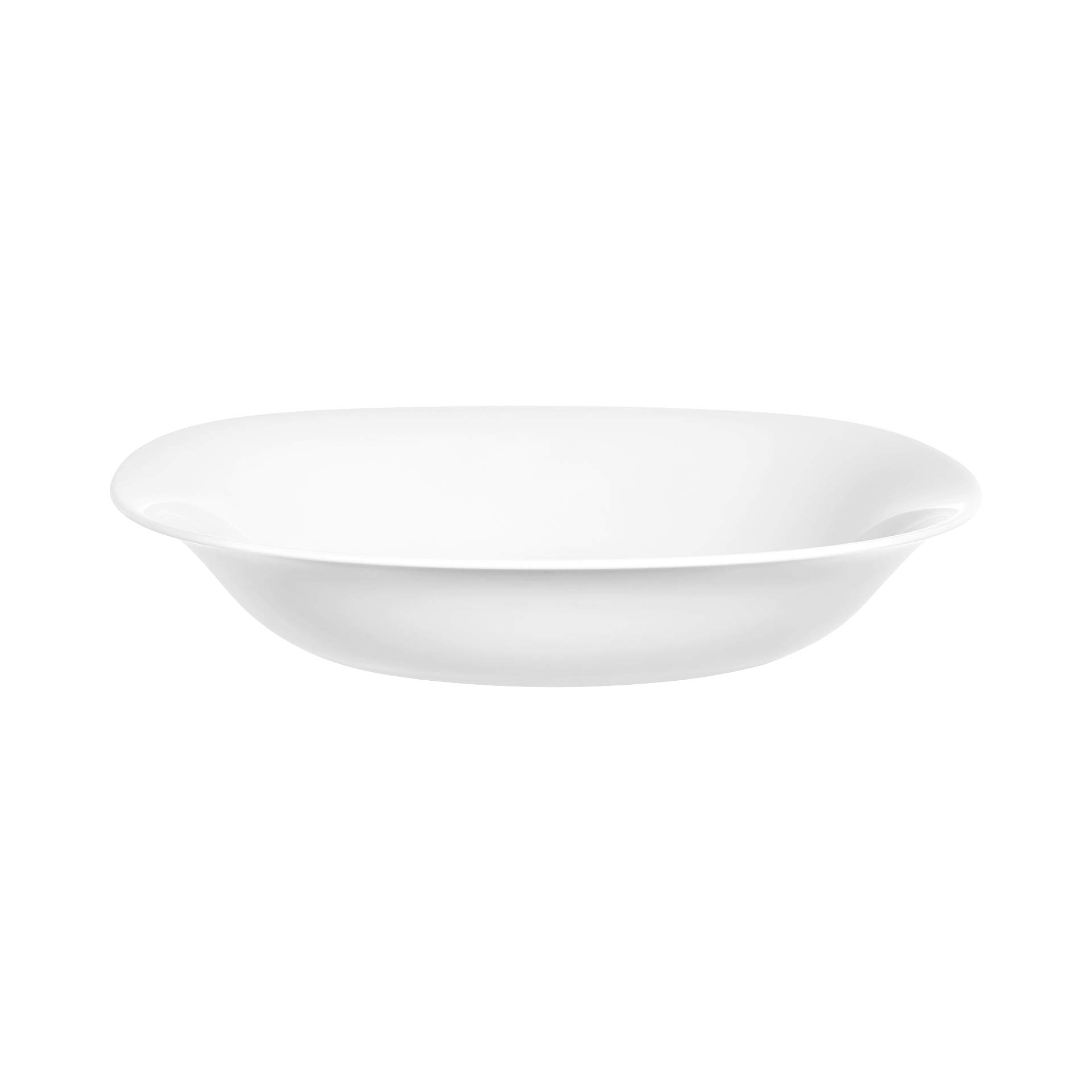 Luminarc Carine - Servizio da tavola quadrato in vetro opale, 18 pezzi, set da tavola (18 pezzi, bianco)