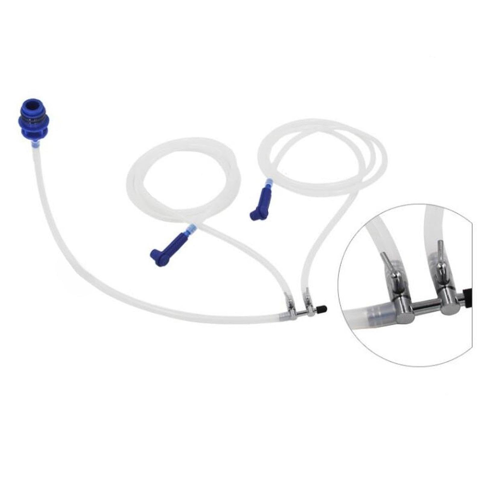Qianly Kit Extractor de Líquido de Frenos Automóvil con Adaptadores Y Botella Neumática de 3L Diseño Conveniente Y Fácil Limpieza Adecuado para Mantenimiento