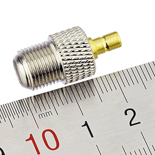 Adaptador Eightwood SMB a F RG6 Coax Antena 2 piezas miniatura 5