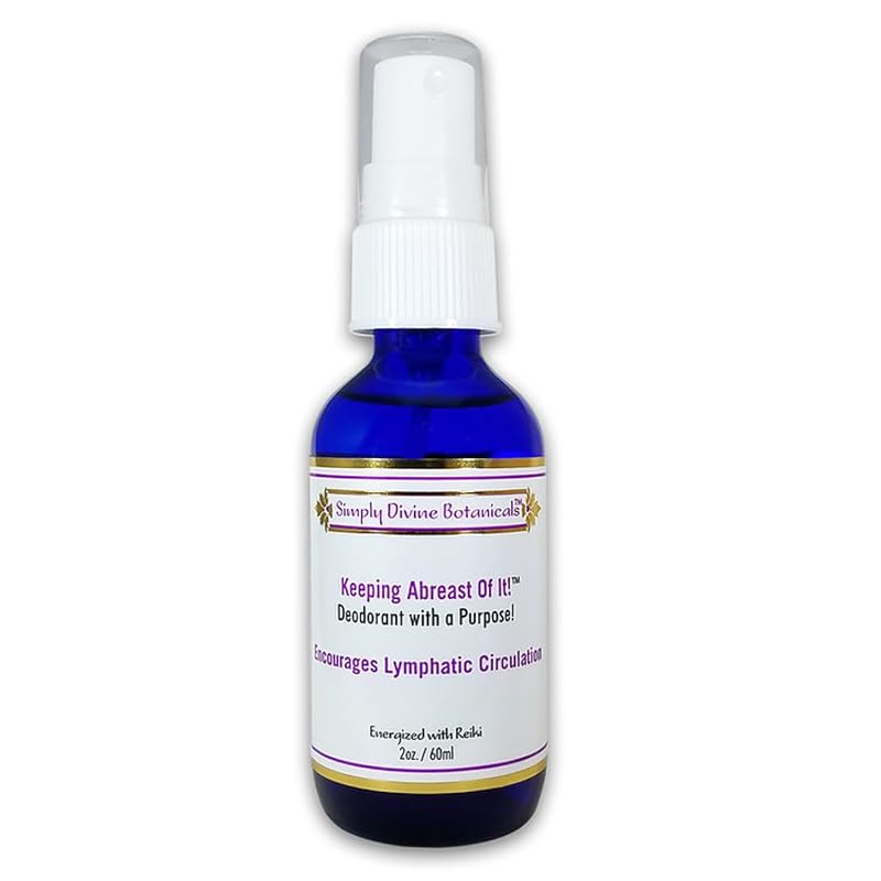 Desodorante em spray Crystal Ally Simply Divine Botanicals com óleos essenciais, 57 g