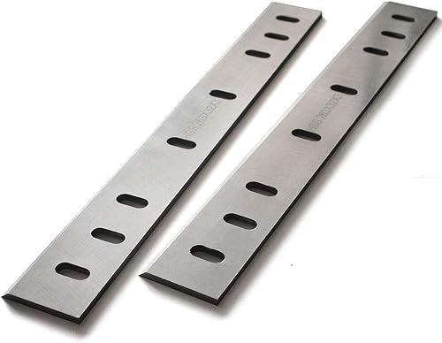 Miniatura 2 de OSCARBIDE Cuchillas cepilladoras HSS de 10 pulgadas para Ryobi AP10 Cuchillos de cepillado de repuesto AP-10 de un solo filo afilado de 10.3 x 1-38
