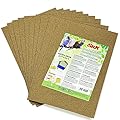 S&X Sand Sheets for Bird Cages,10PCS/PACK - 43cm x 28cm