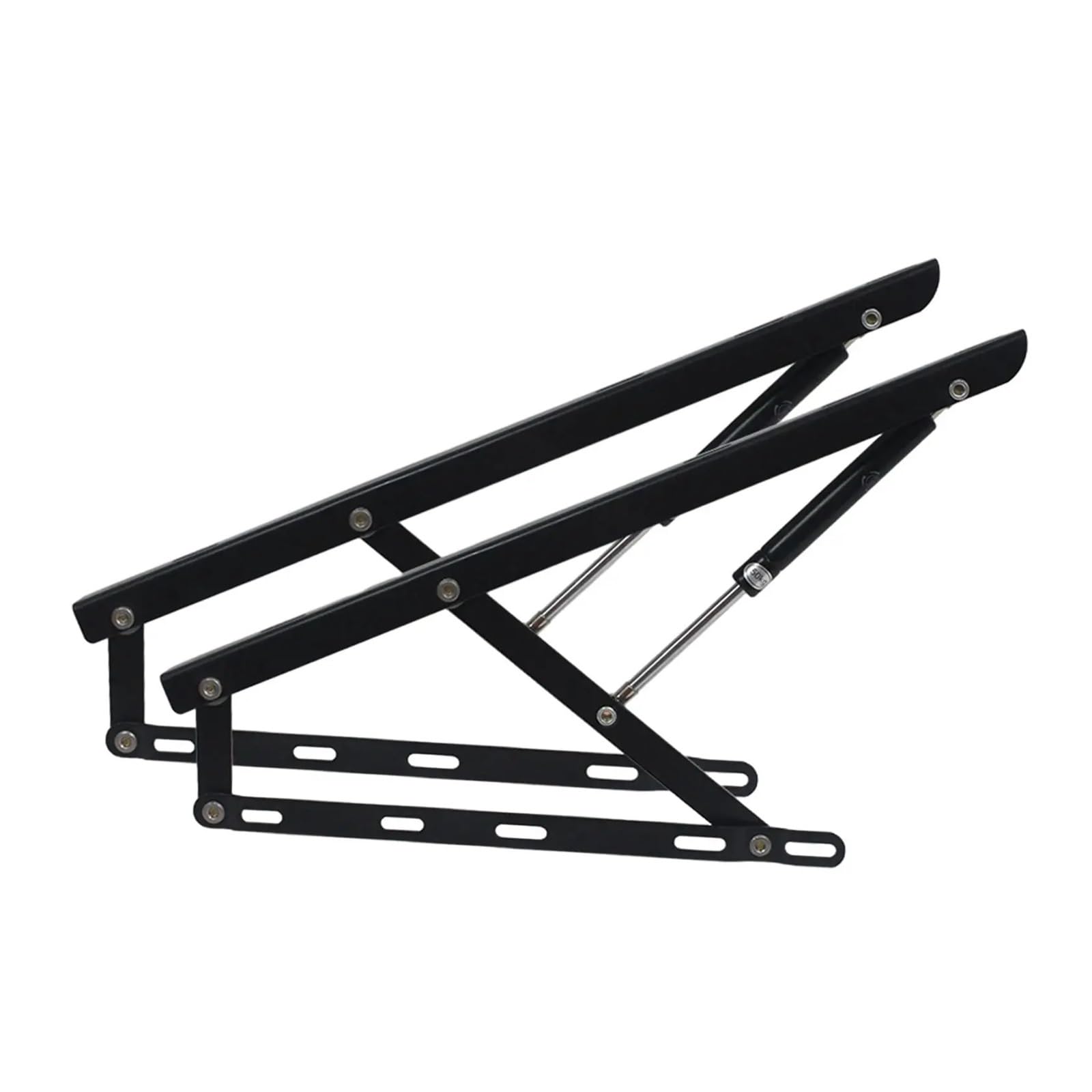 Bisagra de almacenamiento elevable de 2 piezas for cama, herrajes for muebles de bricolaje, mecanismo de almacenamiento for sofá plegable, bisagra con resortes de gas for banco de almacenamiento