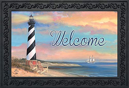 Briarwood Lane Coastal Lighthouse Summer Doormat