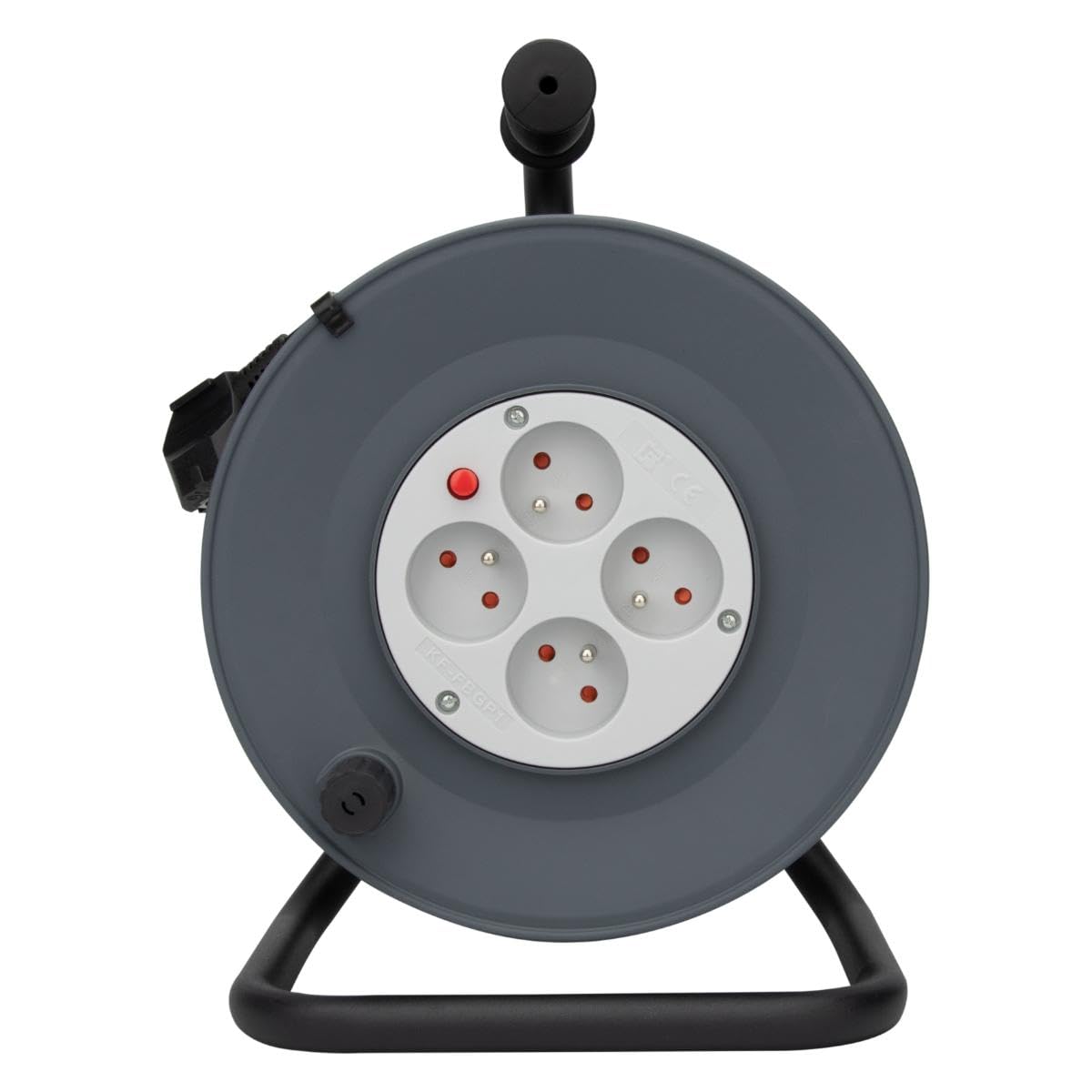 Zenitech - Carrete HO5VV-F 4 tomas 3G1.5 25m + disyuntor