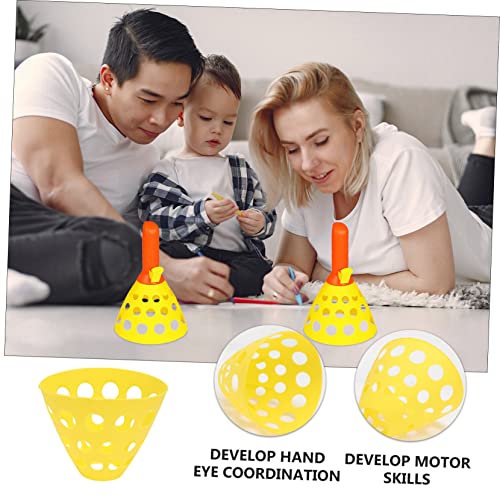 Outanaya 1 Conjunto De Bola De Catapulta Brinquedo De Bola De Salto Bolas De Lançar E Lançador De Ja