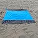 MARALANG Sapphire Blue Outdoor Camping Waterproof and Moisture-Proof Mat, Foldable Lawn Beach Mat, Picnic Mat