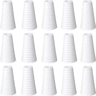 Pull Cord Tassels 20pcs White Plastic Window Blind Cord Knobs Drops Pull End for Blinds or Shades