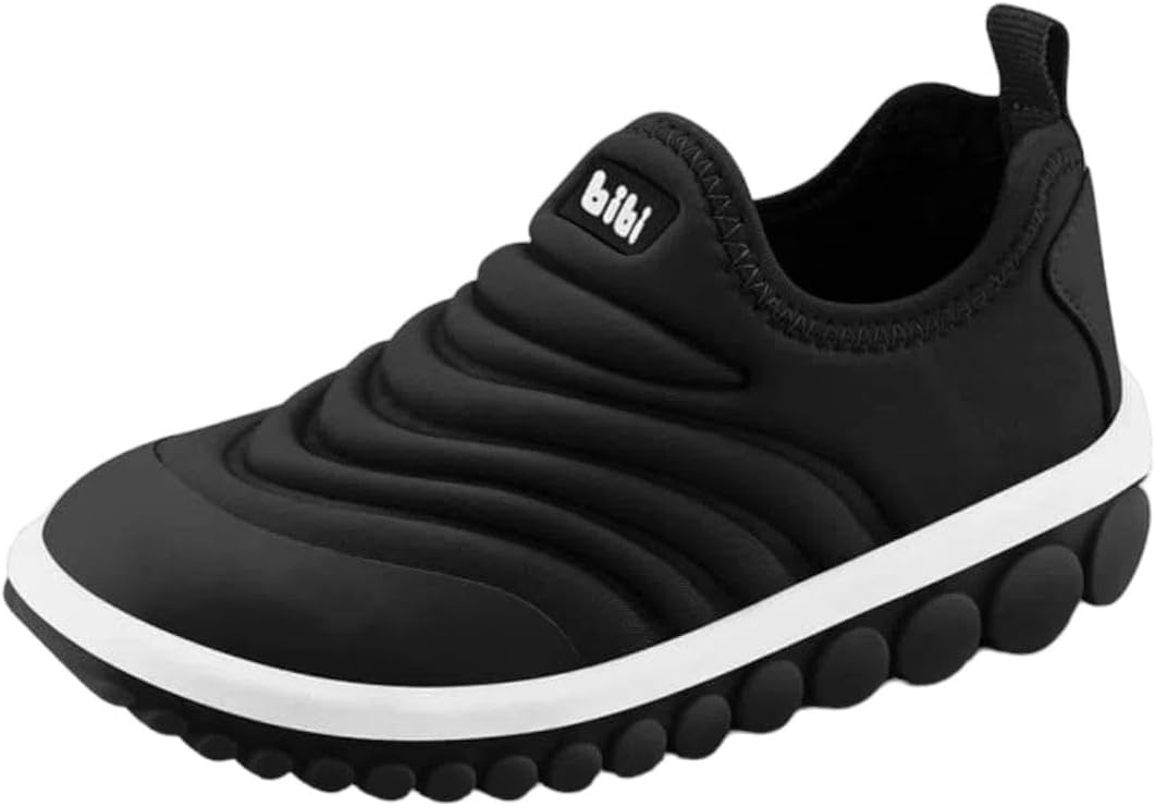 Tênis Escolar Confortável Infantil Masculino Bibi Roller Preto Sem Cadarço
