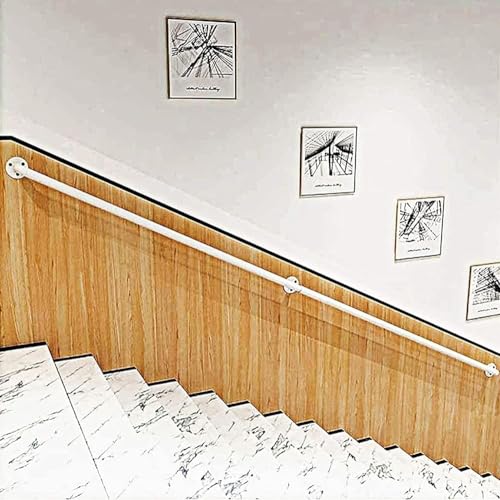 Rambarde d'escalier antidérapante avec repose-pieds pour éviter les chutes en hiver
