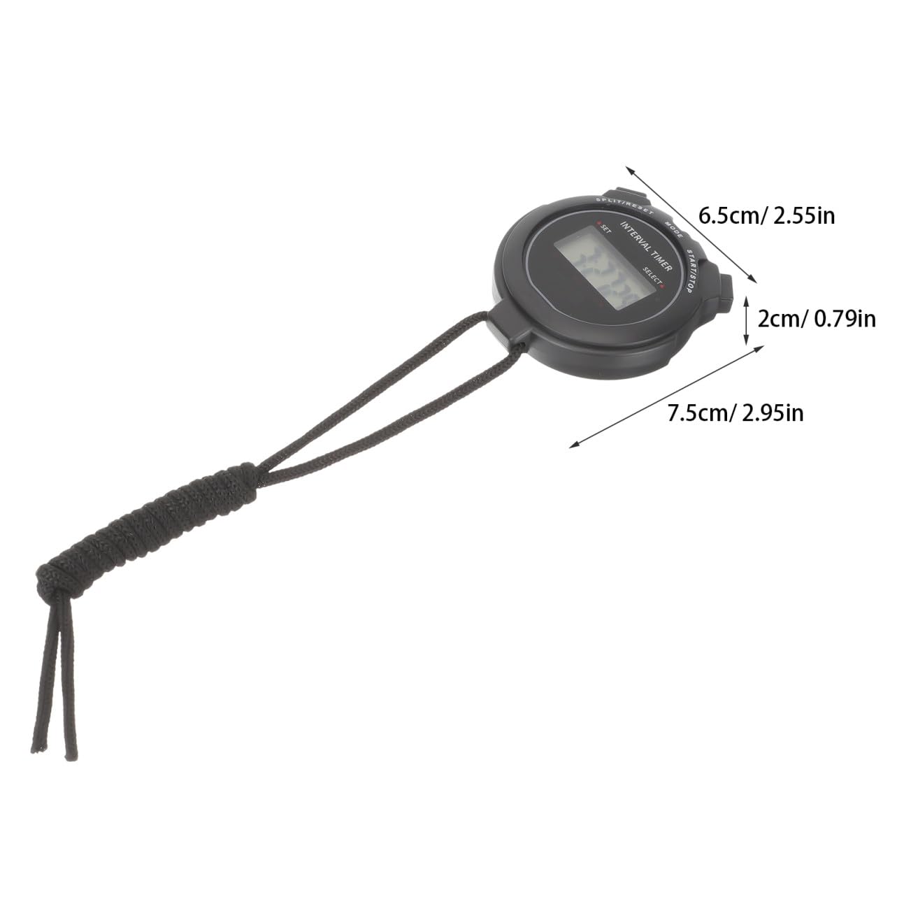 Toddmomy 4 Pezzi Cronometro Multi per Sport Timer Professionale per Corsa e Allenamento Design Ergonomico e Misurazione Intermediaria