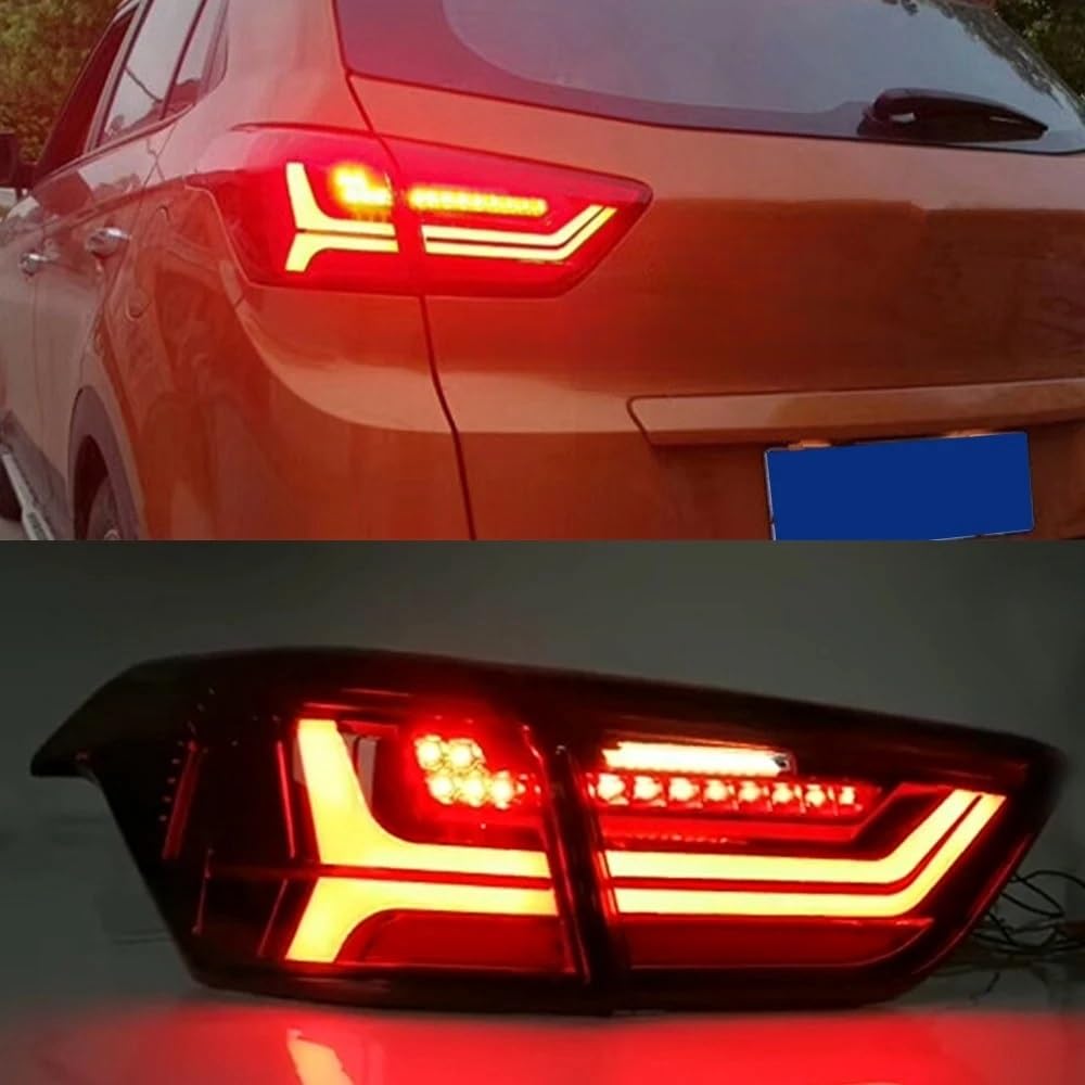Fanale Posteriore 1 Paio di luci Posteriori a LED per Auto fendinebbia luci di Marcia Diurna DRL Accessori Auto Tuning per IX25 per Creta 2014-2018