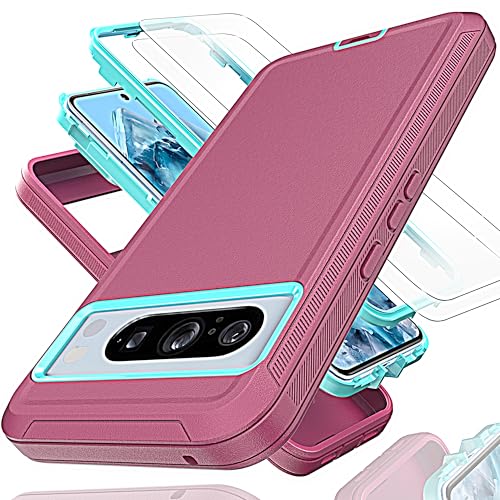 Coque Pixel 8 Pro en rose et bleu pour protéger votre écran en voyage