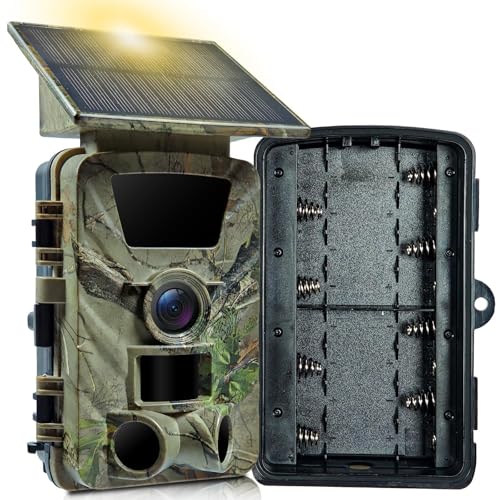 LANTOOCAM 5K WiFi Game Camera, Solar Trail Camera