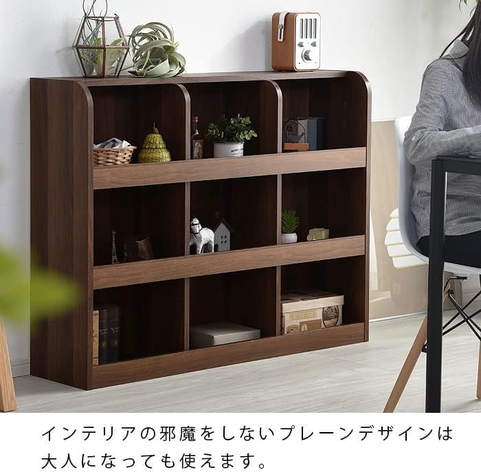 Amazon.co.jp: おもちゃラック 3×3タイプ おもちゃ箱 本棚 3×3タイプ