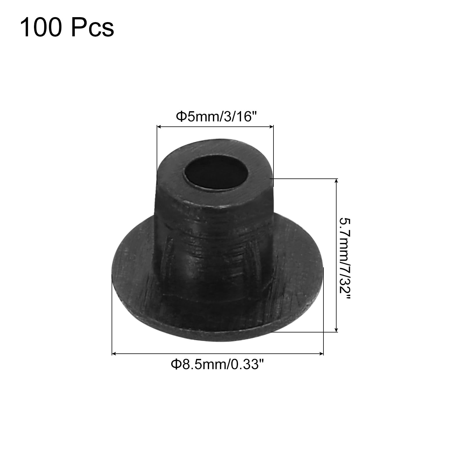 EMFA Abdeckstopfen für Bohrung Durchmesser 20 mm Weiß RAL 9010 Blindstopfen Abdeckkappen Endkappen Verschlusskappen 10 Stück Kopfdurchmesser 24 mm, Borloch 2 cm
