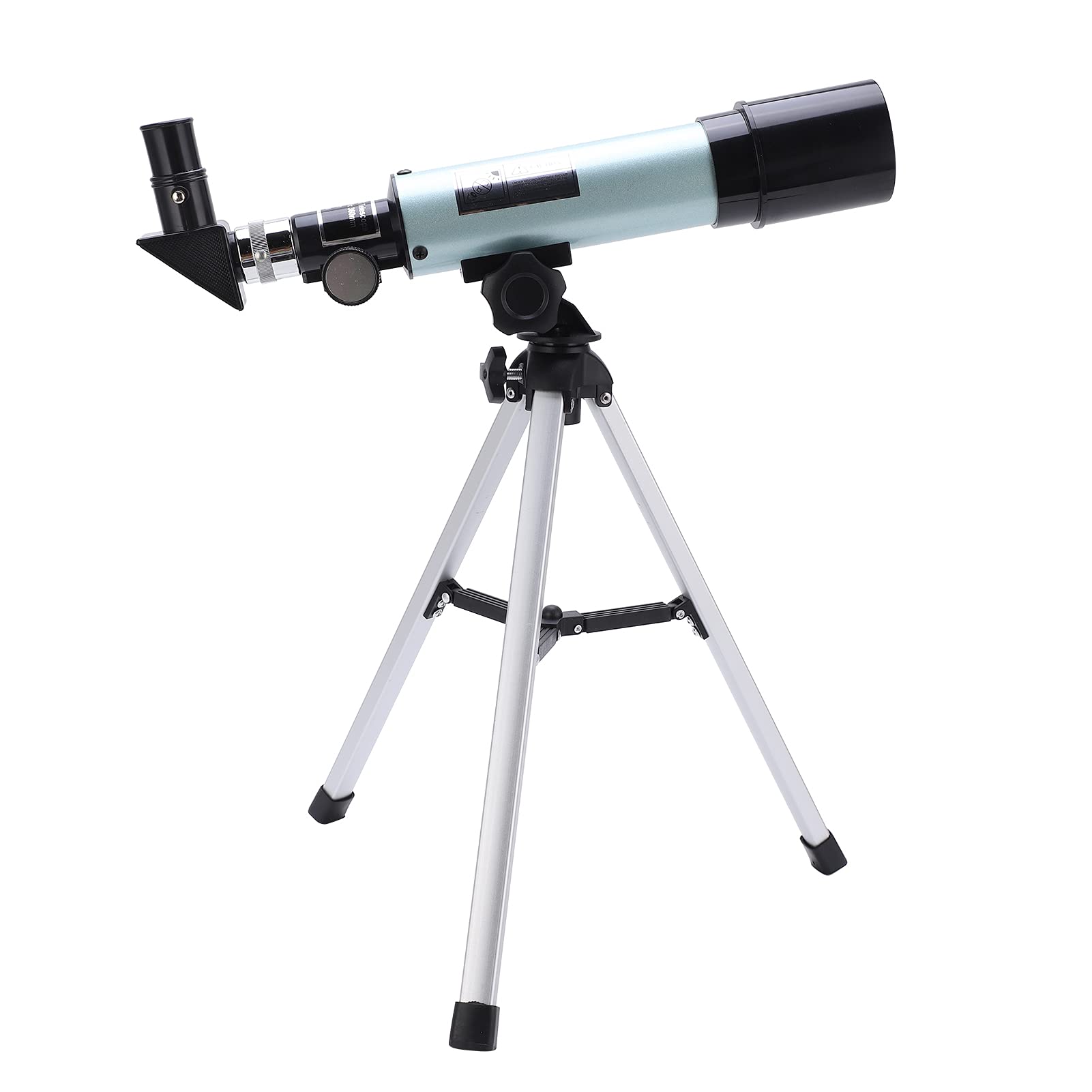 Télescope Compact pour Enfants et Débutants avec Grossissement 90X, Réglage Horizontal à 360°, Retournement Vertical à 240°, Convient aux Enfants de 6 Ans et Plus, Matière Plastique comme sur