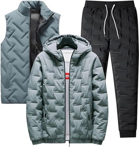 [ZYUZES] Y ㉺Zbg H~ _EWPbg XEFbgpc _ExXg 3_Zbg ZbgAbv ƃX^CbV ㉺ ȃR[g X|[c 傫TCY JWA H ~ (3XL,CgO[)