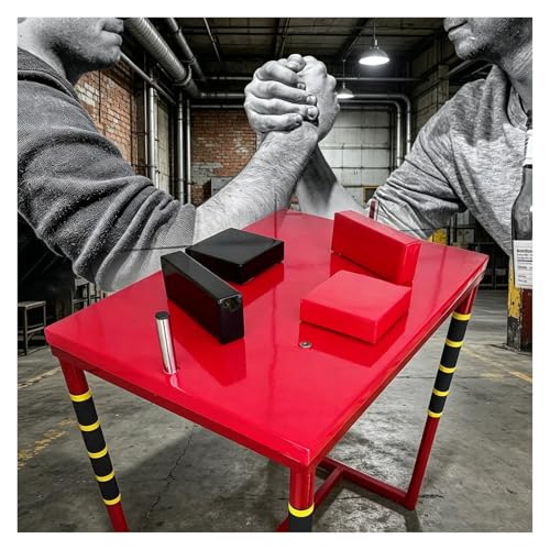 Table de bras de fer avec coudières pour vos défis sportifs à la maison