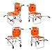 HYRL Silla para Escaleras, Ambulancia Bombero, Evacuación Médica, Silla De Transporte con...