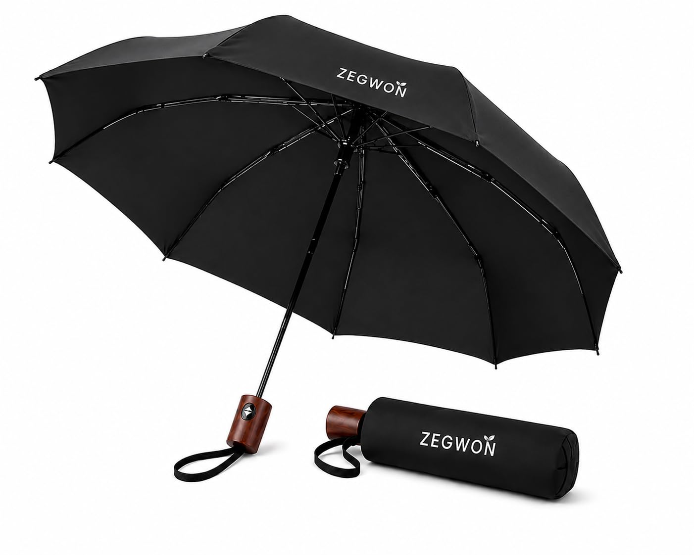 Monsoon Umbrella for Men & Women | Windproof Folding Umbrella for Rain | Compact Portable Umbrella with Strong 8-Rib Steel Frame | Auto Open & Manual Close | Waterproof Umbrella-image-15