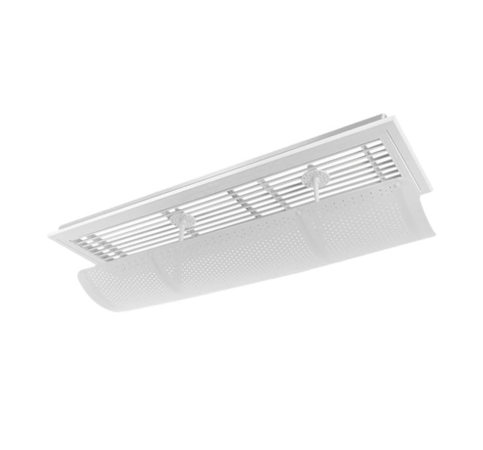 JUSKAQZYI Adjustable Air Conditioner Deflector Universal Retractable Air Vent Deflector, for Home and Office